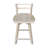 Delmontez Swivel Solid Wood Counter Stool-43807966