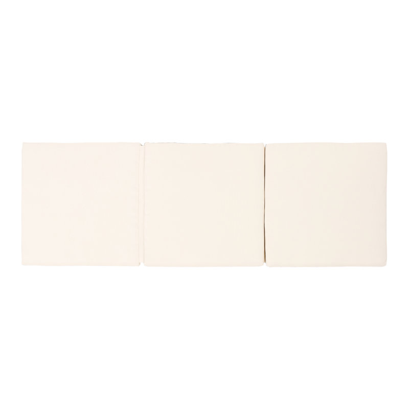Outdoor Lounge Pillow In Cream, Water - 76.52"D X 26.16"W 2.01"H, No Assembly Required For A Relaxing Moment Cream Veranda Cushion Needed
