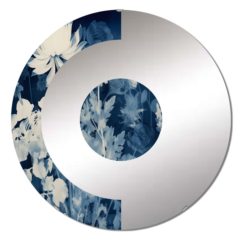 Maxson - Half Circle Wall Mirror, 23.6" x 23.6"