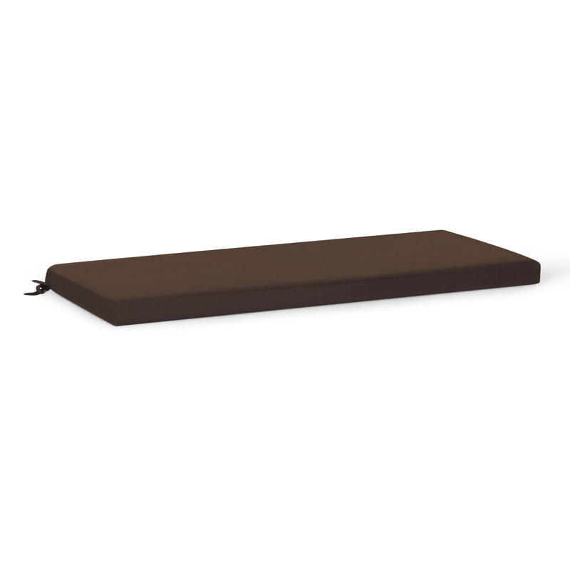 Coussin de siège d'extérieur 1 pièce , 48 po x 18,50 po, Brun