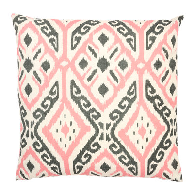 Malacca Ikat Linen Reversible Throw Pillow