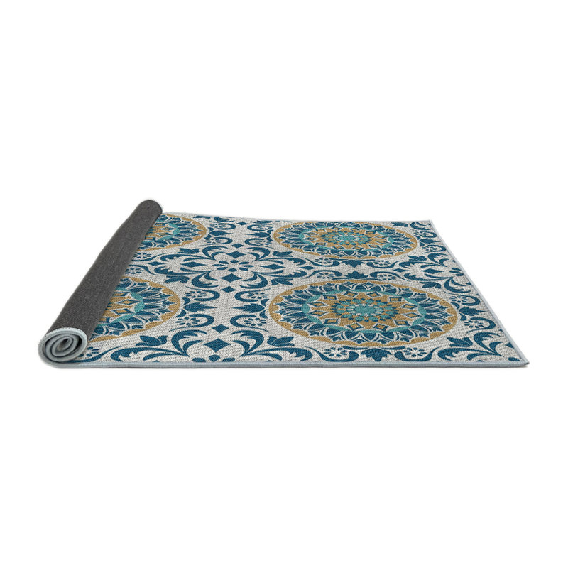 Easter Compton Wool Damask Indoor Rug, Round 3'
