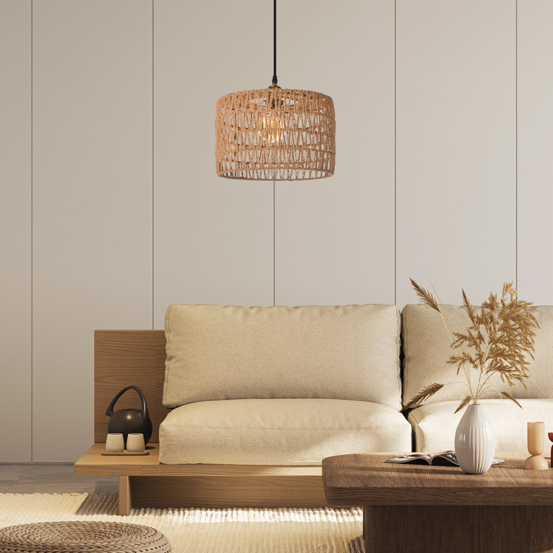 Luminaire suspendu en corde pour îlot de cuisine Balcon