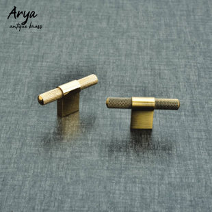 2.6" Length Arya T-Bar Cabinet Pulls & Drawer Handles, Metal Hardware for Kitchen Cabinets (Set of 5) (Set of 5)