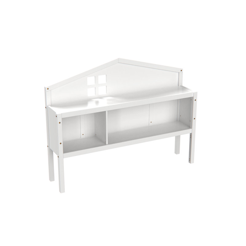 Tête de lit blanche au sol - Conception fonctionnelle pour une chambre organisée facile à assembler par l'utilisateur - Installation avec instructions claires