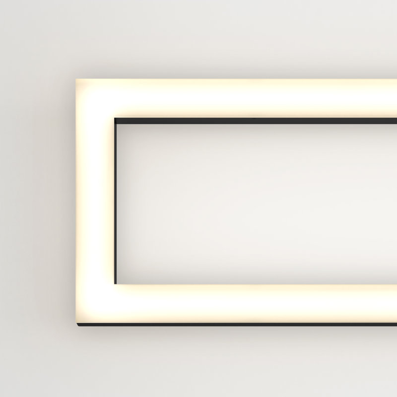 Dover LED Modern Vanity Light 5CCT Chrome, Matte Black