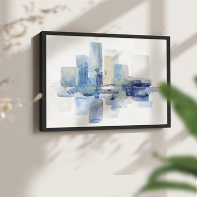 Soft Skyline I -Framed Print - Restickable