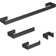 4 - Piece Bathroom Hardware Set Towel Bar Set with Toilet Paper Holder 2 in 1 Towel Hooks