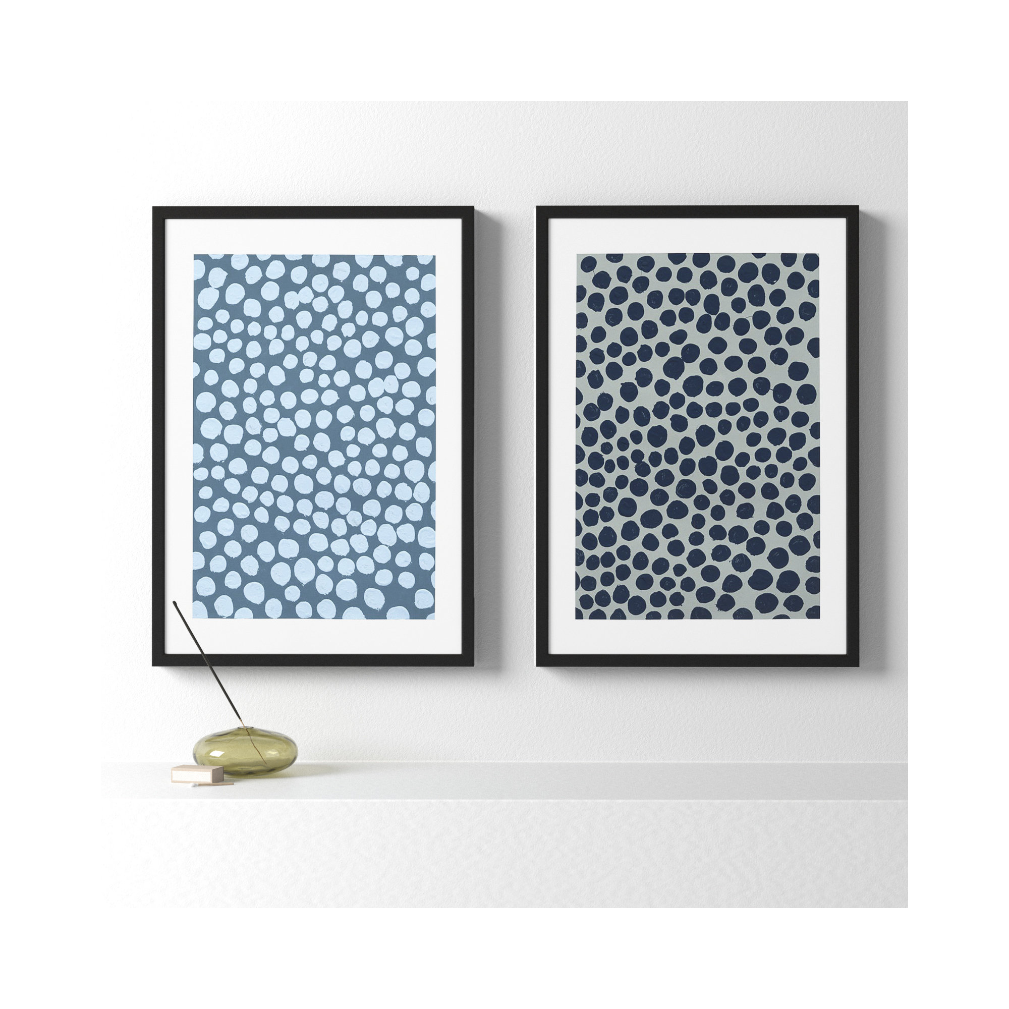 Affinity 1 by Michela Sorrentino, 25" H x 17.5" W x 1.25" D, Black