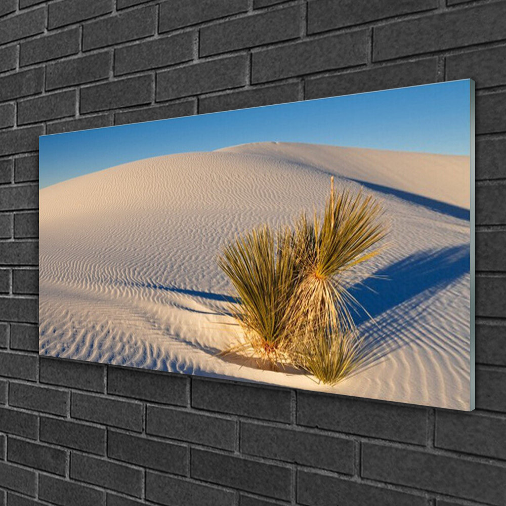 Glasbild Desert Landscape