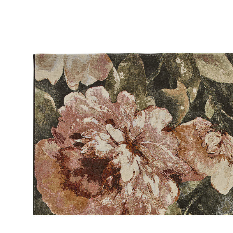Naveen Floral Hand Woven Area Rug, Rectangle 290 x 200cm