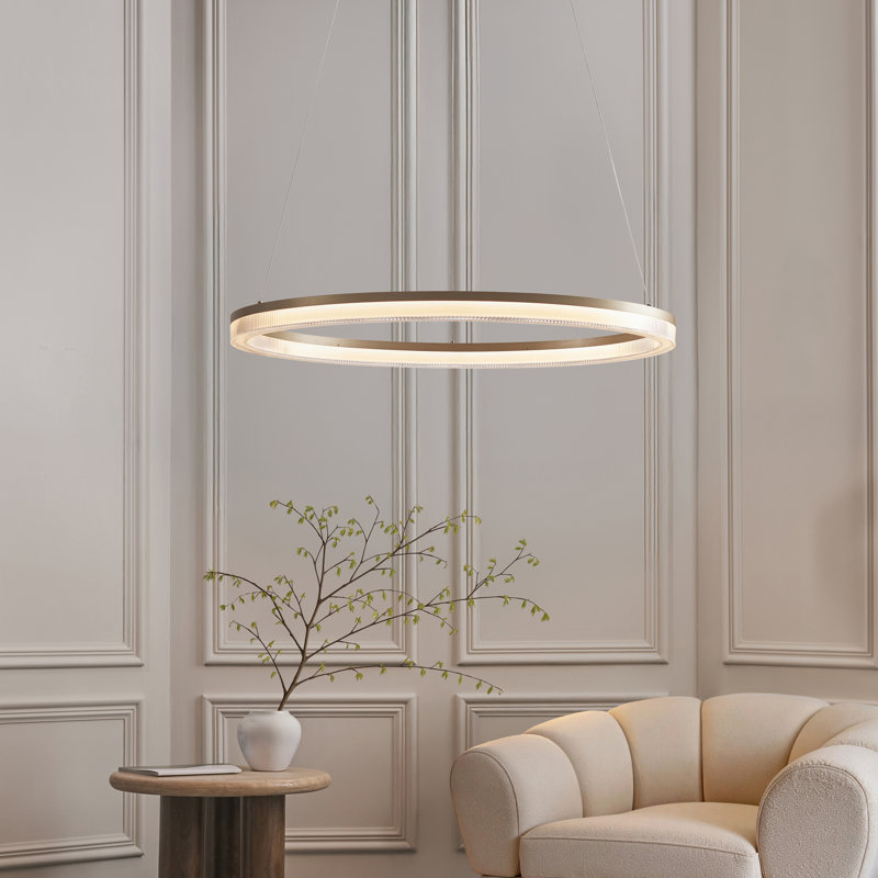 Lansoma LED Hoop Pendant Light