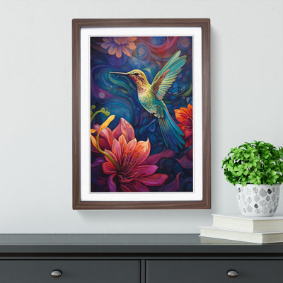 Hummingbird Symbolism - Framed Print