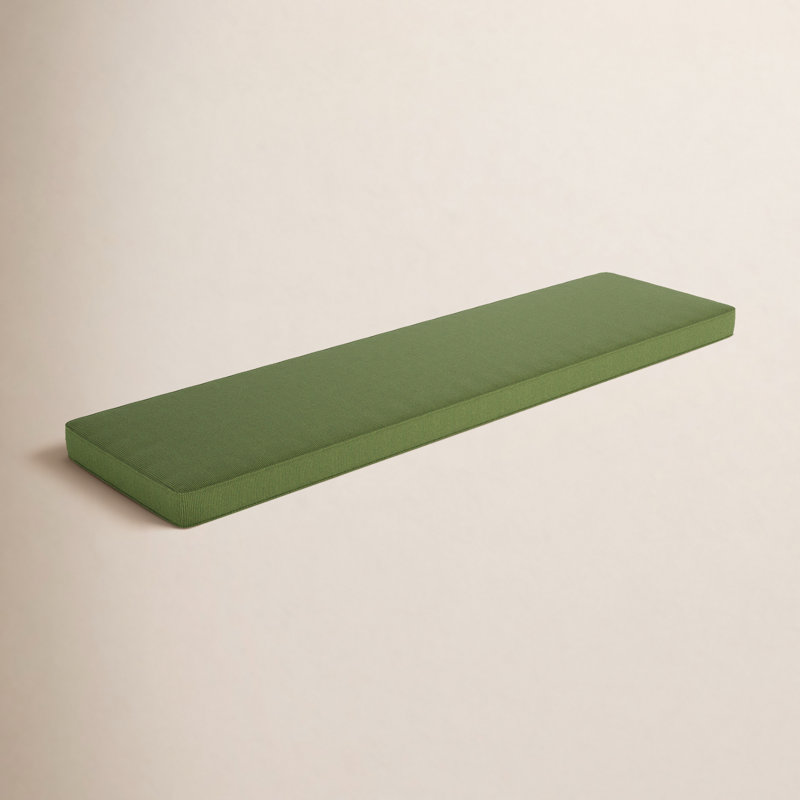 Indoor/Outdoor Sunbrella® Seat Cushion, 44" W x 18" D, Spectrum Cilantro Sunbrella® Plainweave