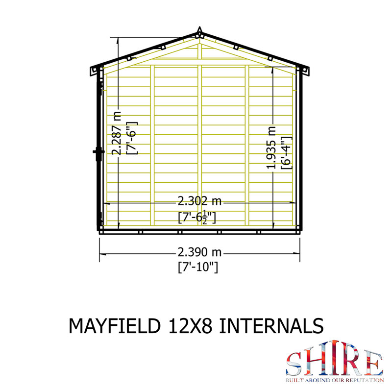 Mayfield 12 Ft x 8 Ft Summerhouse