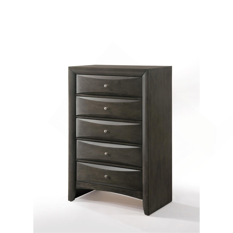 Commode à finition chêne gris, Gris