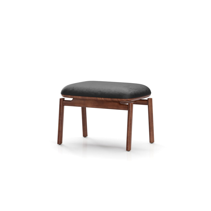Marea Ottoman, Bellagio 2 Black 7925, Natural Walnut