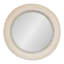 Miroir circulaire avec détails perlés