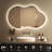 Aevar Asymmetrical Cloud LED Lighted Anti-Fog Bathroom/Vanity Mirror with Tempered Glass & ETL-1464192357