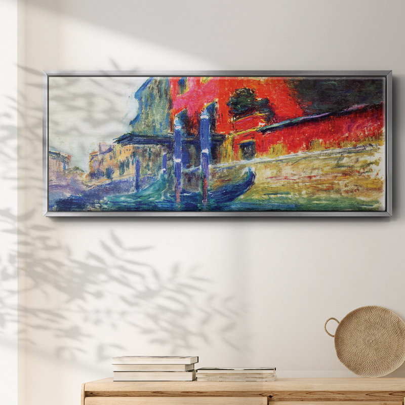 The Red House, 1908- Framed Canvas