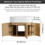 Ensemble de meuble-lavabo mural simple 24 po avec plateau en résine Bellwether-1616430760