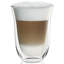 De'Longhi set of 2 Latte Double Wall Thermal Glasses
