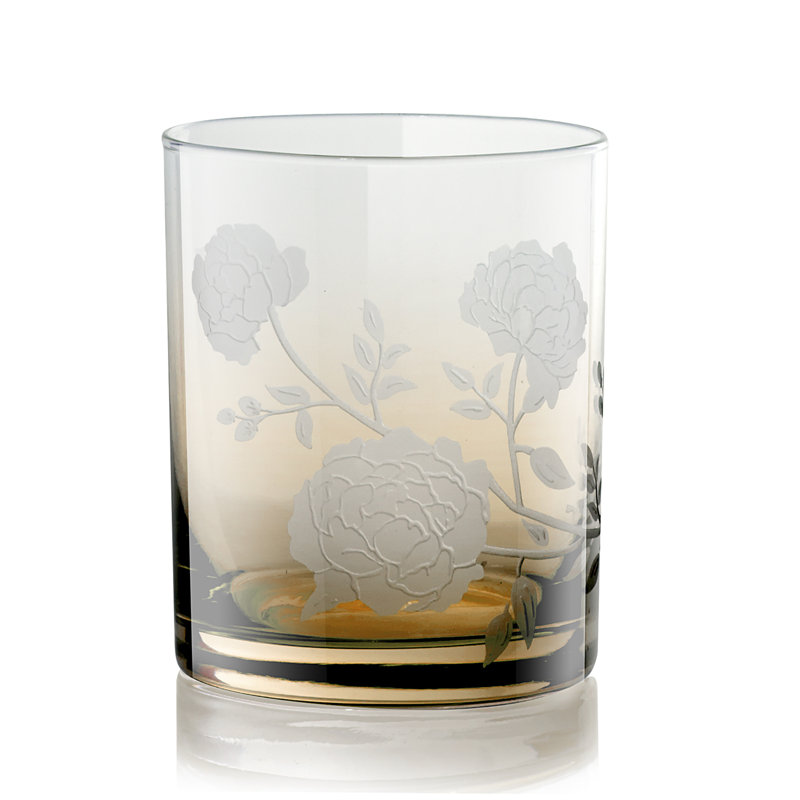Ensemble de 2 pivoines Amber DOF, Ambre