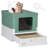 cker Murphy Pet™ Cat Litter Box, Top Entry Enclosed Kitty Litter Box With Scoop, Tray, Foldable Portable Kitten Litter Box Enclosure With Front Entry, Large Space-1691939093