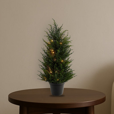 Cedar Artificial Tree with LED Lights
