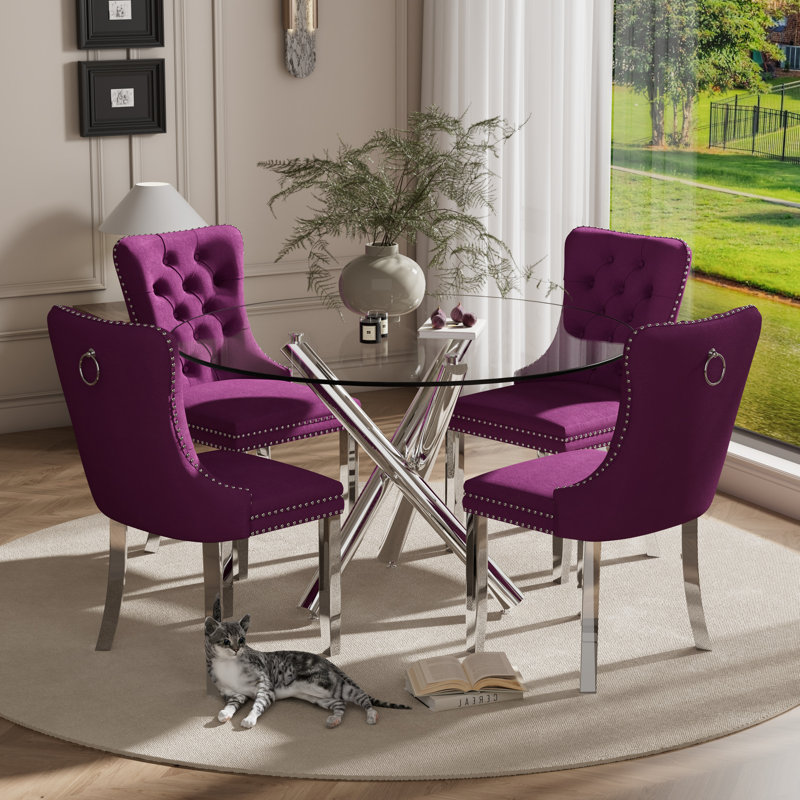5-Piece Pedestal Dining Set