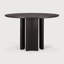 Roller Max Round Solid Wood Dining Table-1760477986