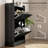 Slim Shoe Cabinet For Entryway, Farmhouse Hidden Shoe Storage Cabinet With 2 Flip Drawers And Adjustable Shelves For 8 Pairs Of Shoes-1043824627