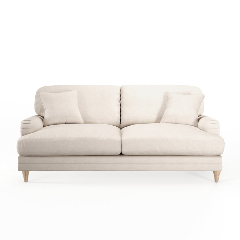 Adaku 3 Seater Sofa , Marble, Country Oak