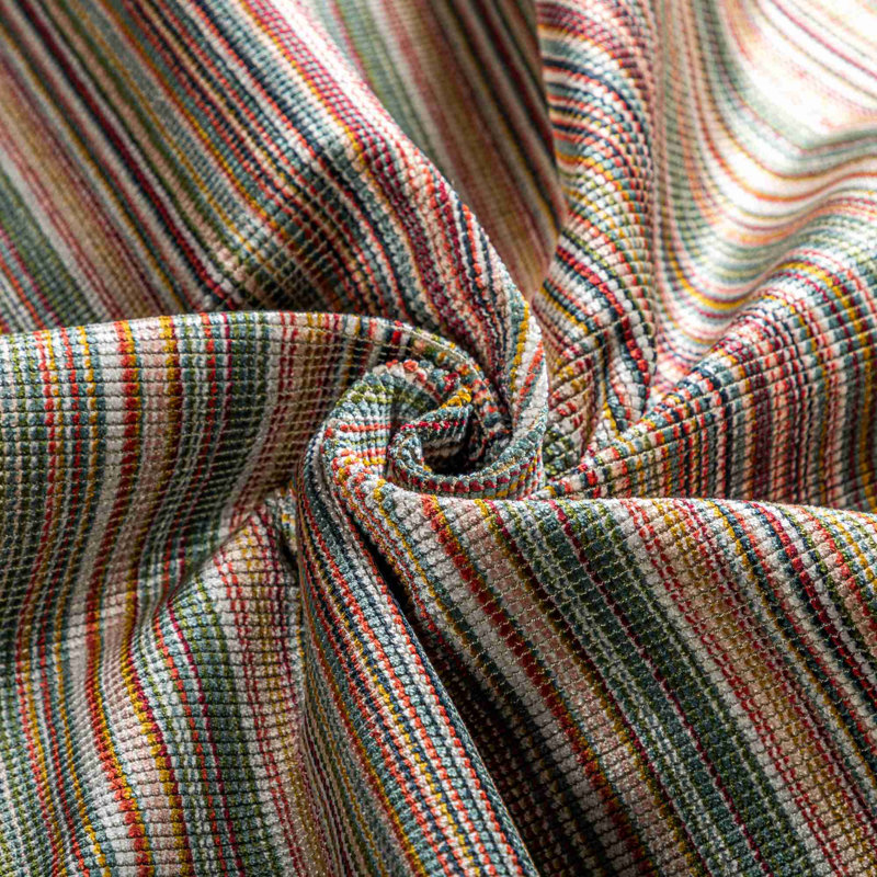 Trad Nouveau Stria Velvet Fabric, Jewel