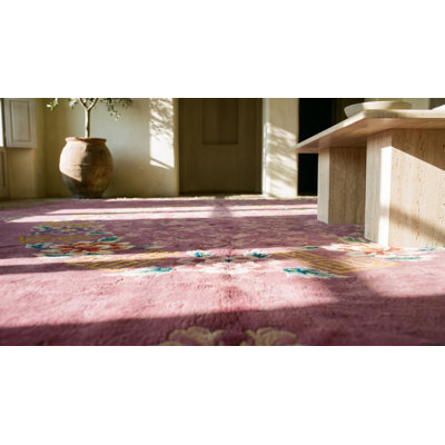 Tapis noué à la main Coral