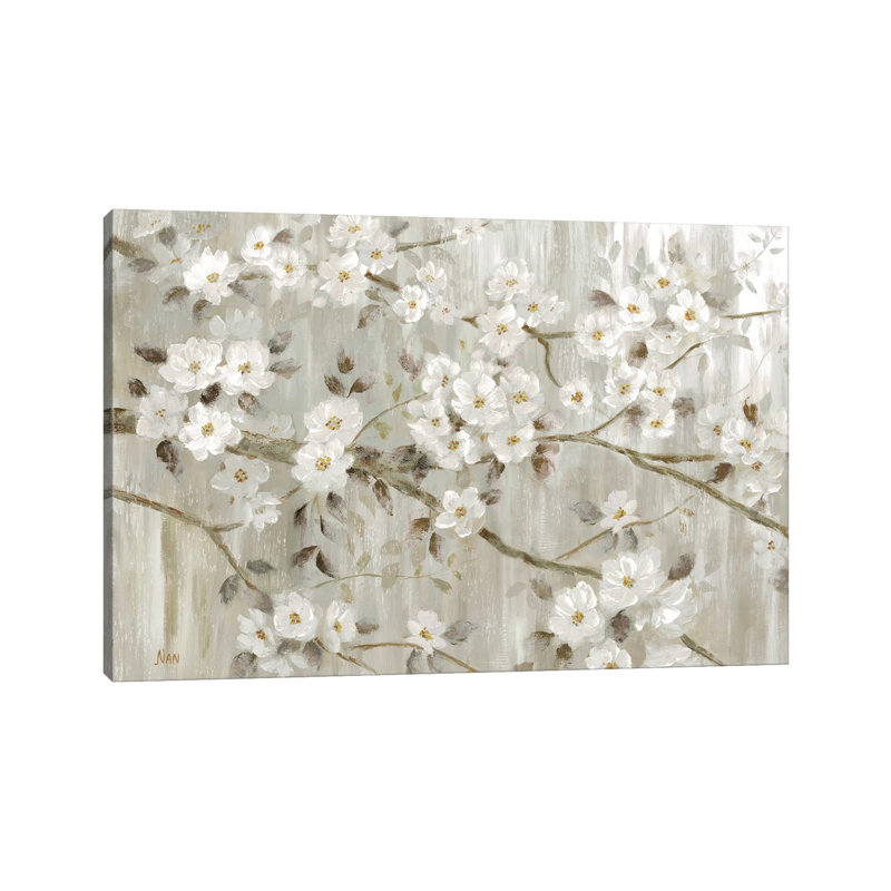 Neutral Spring By Nan - Wrapped Canvas Painting by Nan - Wrapped Canvas Painting, 20.32cm H x 30.48cm W x 1.91cm D