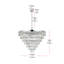 Lustre rond 32 pouces Iva -1260016099