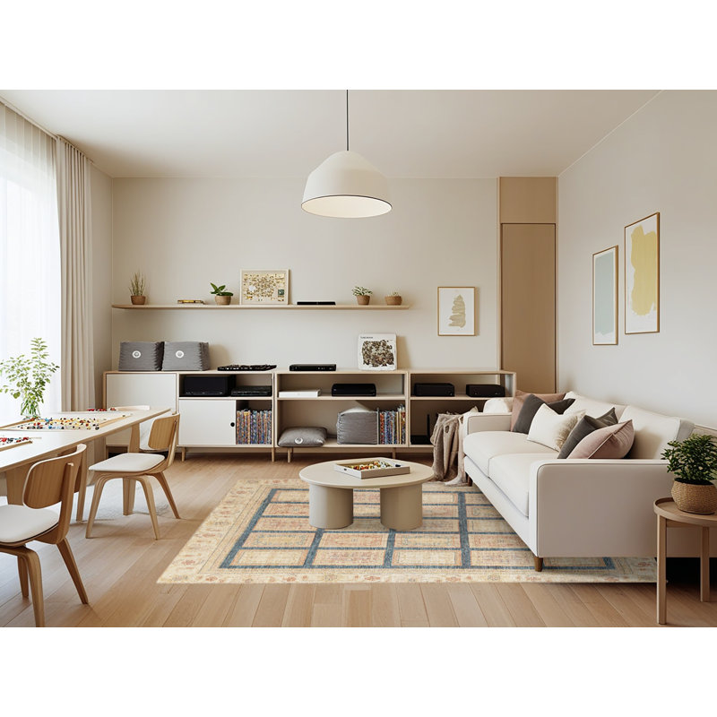 Tapis abstrait moderne 4179, Rectangle 7 pi x 9 pi