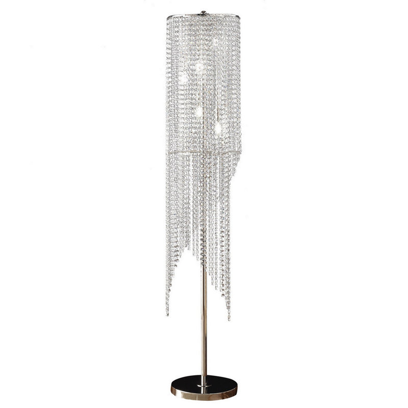 Nuraish Chrome Floor Lamp