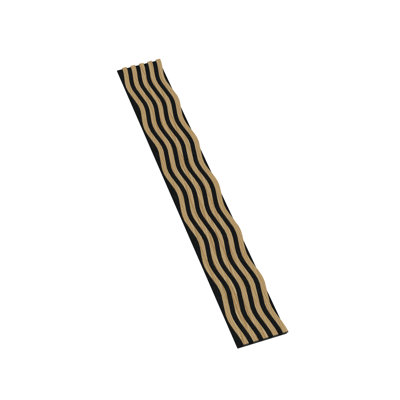 Acoustic Curved Corrugated Wood Panel