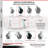 olefin Caster Set with Ball Bearings