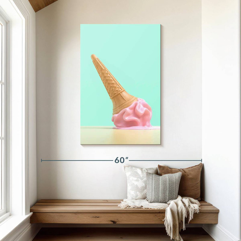 Déversement de crème glacée Yarlin, H 45 po x l 30 po