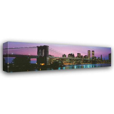 Pont de Brooklyn et horizon de New York