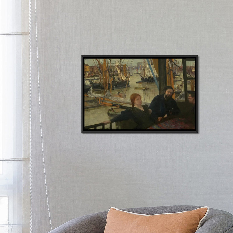 Print, 45.72 cm H x 66.04 cm W x 4.445 cm D, Black