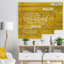 « united states the yellow map », impression-34271245-34271244