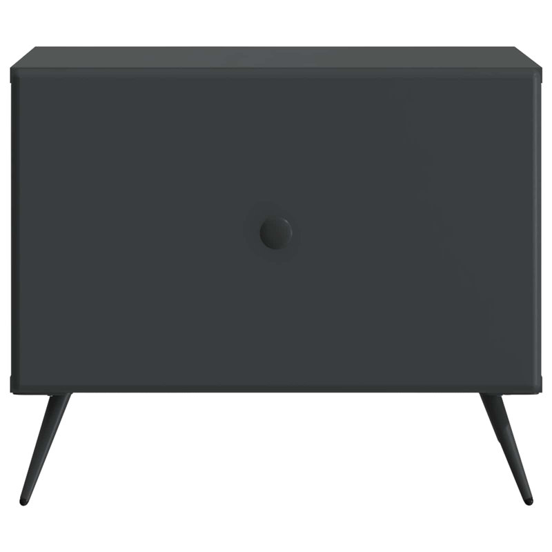 Coffee Table with Storage, 40cm H x 50cm L x 49cm W, Black