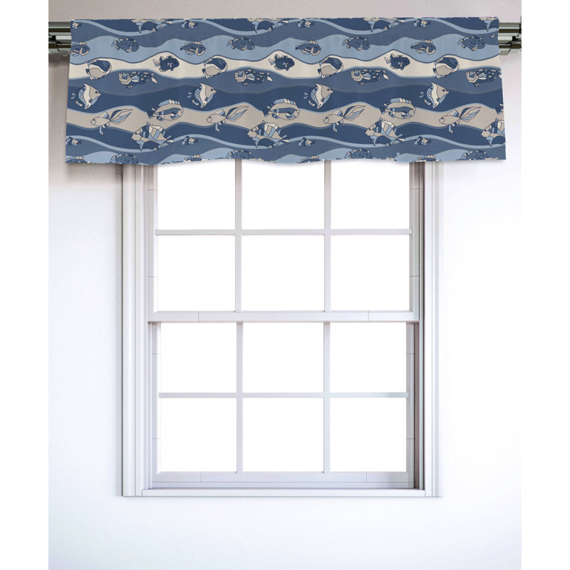 Sateen Ruffled Window Valance