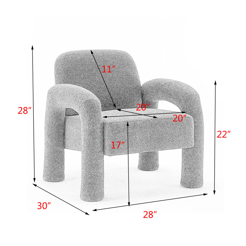 Ensemble de 2 accoudoirs larges Amrane de 28 po Amrane, Polyester marine
