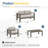 4-Piece Outdoor Patio Furniture Set With Upgraded Cushions-955596280