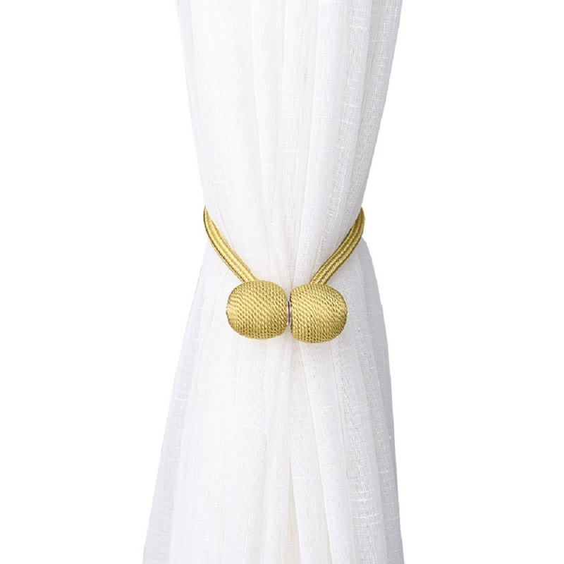 Towerside Polymer 1.4'' Curtain Tieback, Gold